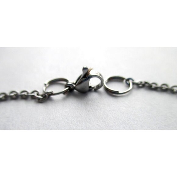 New Mermaid Pendant Necklace w/ Starfish Earrings - Stainless Chain + Ear Wires - Picture 9 of 9